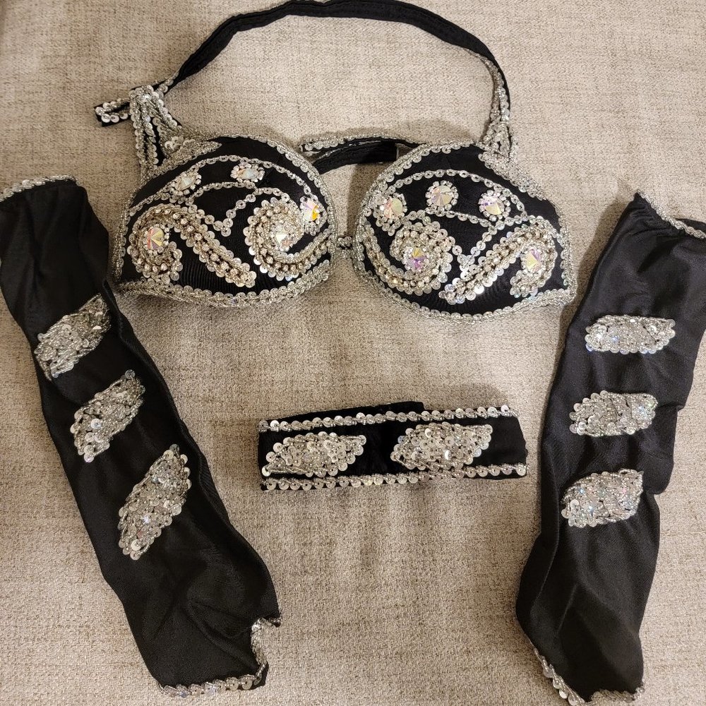 Gorgeous Handmade Belly Dancing Outfit or Costume